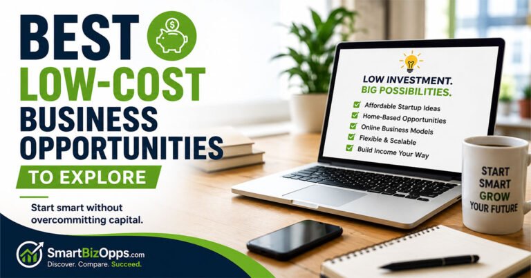 Best low-cost business opportunities to explore for entrepreneurs who want to start smart without overcommitting capital.